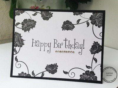 5 Minute DIY Birthday Card: So Suzy Stamps April Release Blog Hop