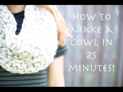 Arm Crochet Cowl in 25 minutes || SO EASY