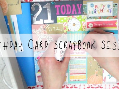 Birthday Card Scrapbook Session! | MyGreenCow