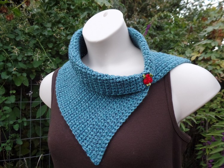 #Crochet Easy Beginner Vintage Style Scarf Cowl Wrap #TUTORIAL