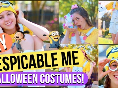 DIY Despicable Me Halloween Costumes: Minion and Agnes!