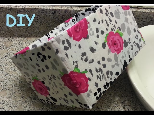 {DIY} Fabric Storage Boxes