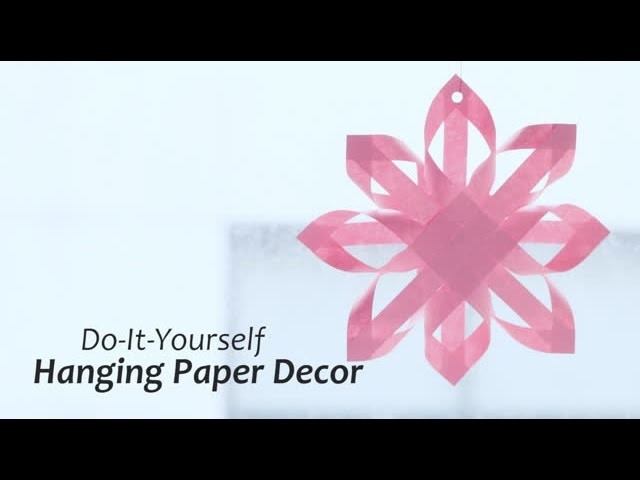 DIY : Hanging Paper Decor