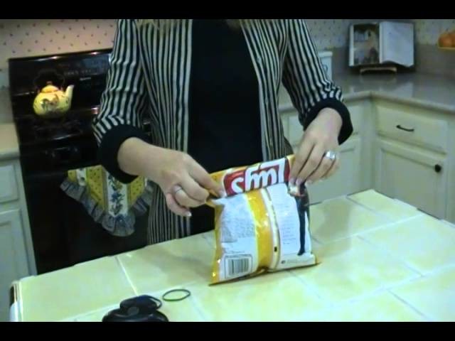 DIY How to Fold a Chip Bag without a Clip - Joni Hilton