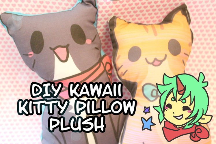 DIY Kawaii: Kitty Pillow Plush