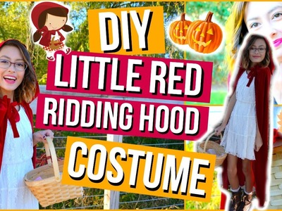 DIY Little Red Riding Hood Halloween Costume & Makeup! | Mish Shelly