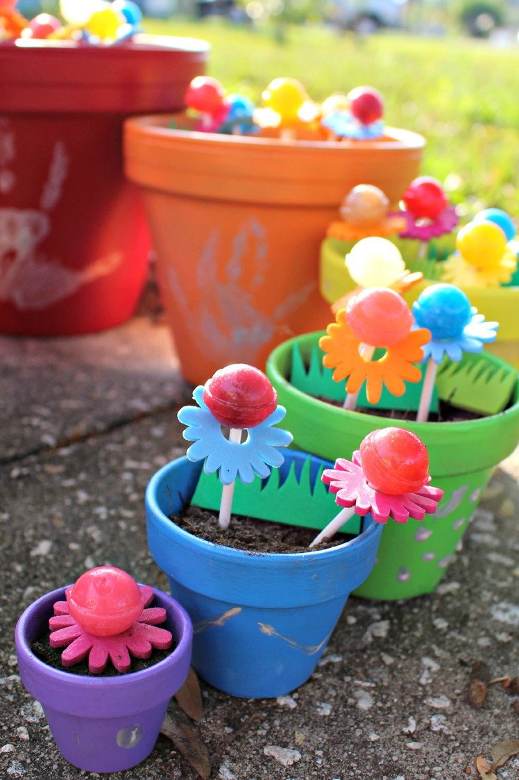 DIY The Magic of Spring Garden with Dum Dums Lollipops