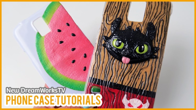 DIY Toothless & Watermelon Phone Cases! feat. on DreamWorksTV