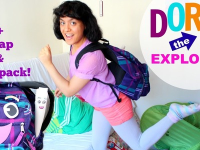 Dora the Explorer Halloween Costume + DIY map & backpack