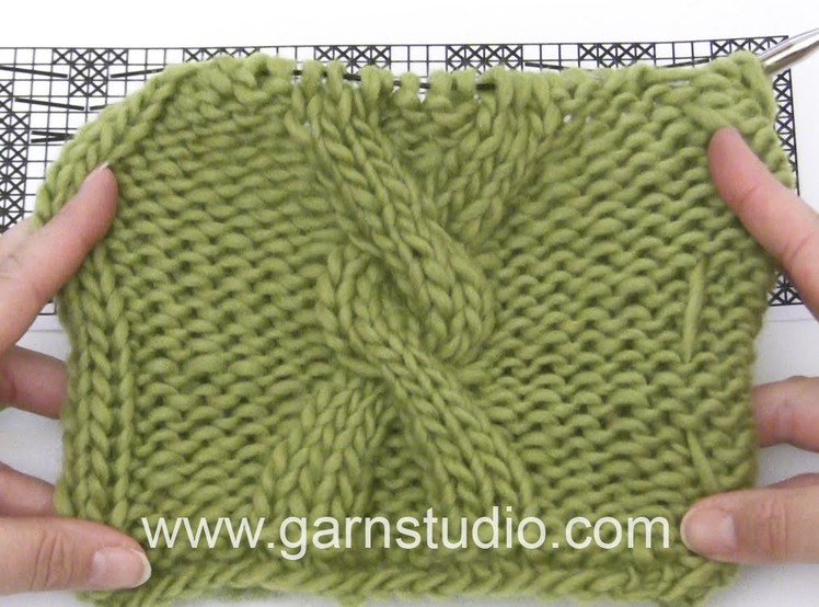 DROPS Knitting Tutorial: How to make cables with decrease and increase