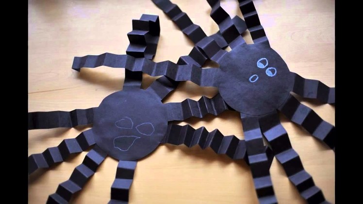 Easy to make Paper halloween crafts