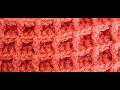 How to Crochet the Waffle Stitch
