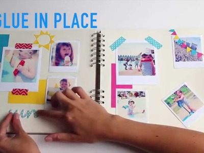 How to layout a scrapbook page (kids holiday edition) | Paperchase
