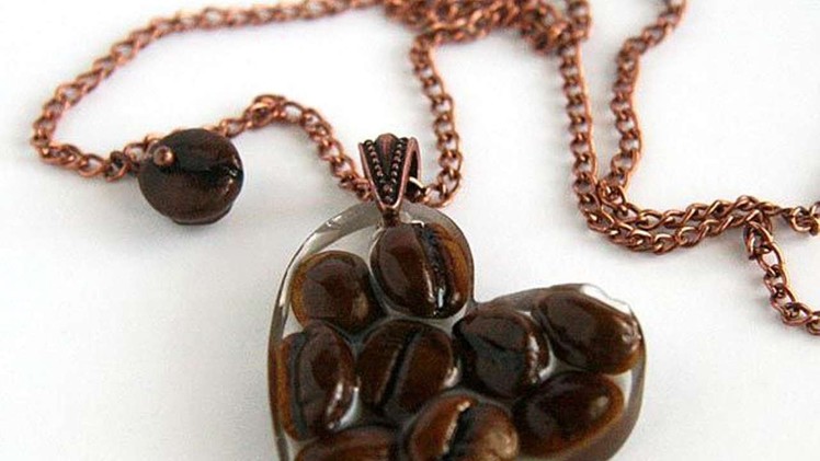 How To Make A Coffee Bean And Resin Pendant - DIY Style Tutorial - Guidecentral