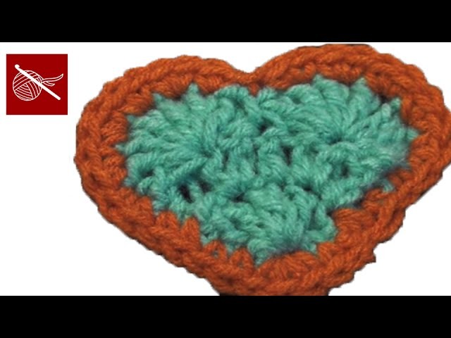How to make a crochet heart Tutorial