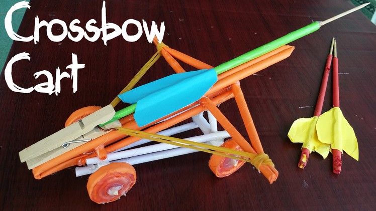 How to make a How to make a Paper Crossbow Cart | Ballista