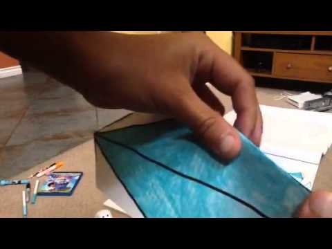 How to make a paper craft arwing part 1