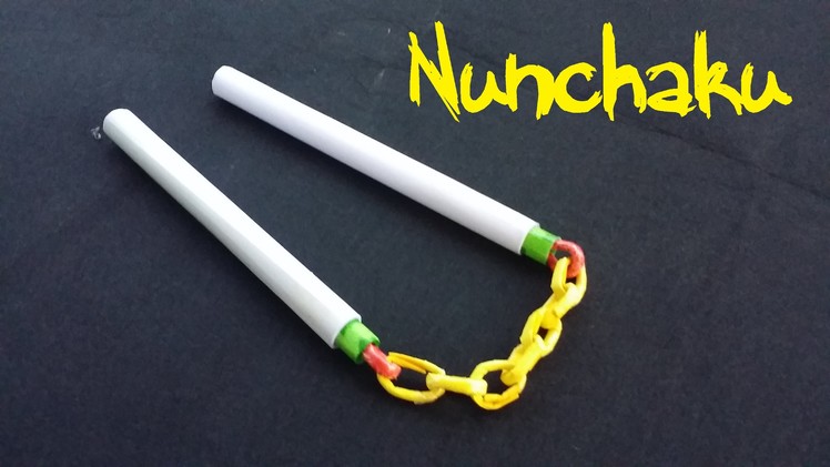 How to make a Paper Nunchaku (Nunchucks) | Look real