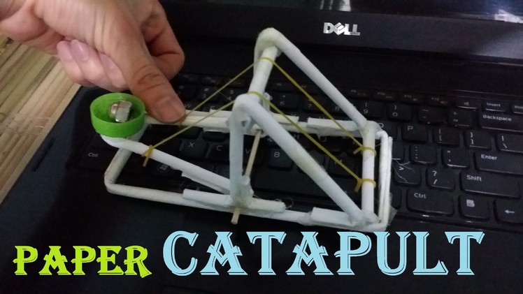 How to make a Powerful Paper Catapult | Toy Weapon