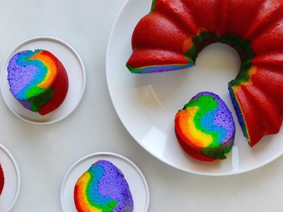 How to Make an Easy Rainbow Cake