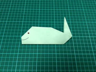How to make an origami paper fish (whale) - 4 | Origami. Paper Folding Craft, Videos & Tutorials.