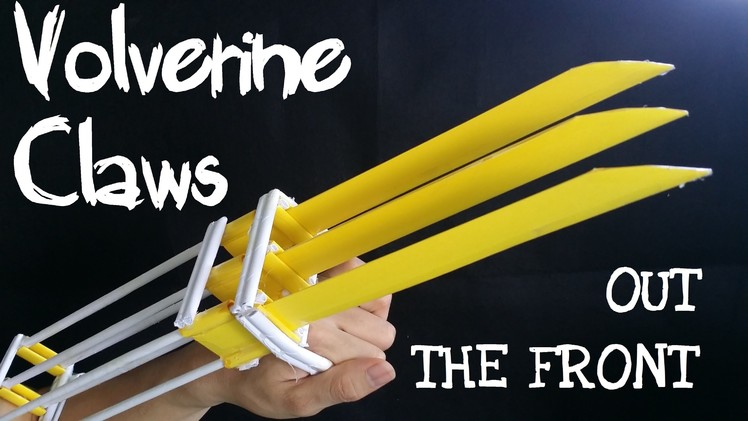 How to make Paper Wolverine Claws that Work | OTF (out the front) Claws