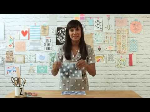 How to Print Fabric: Stencil Printing with Torn Paper Tape