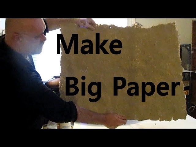Make Paper: a Huge sheet for a Fantasy Map