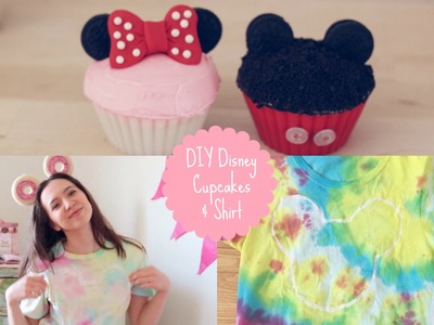 Mickey & Minnie Cupcakes + DIY Disney Shirt