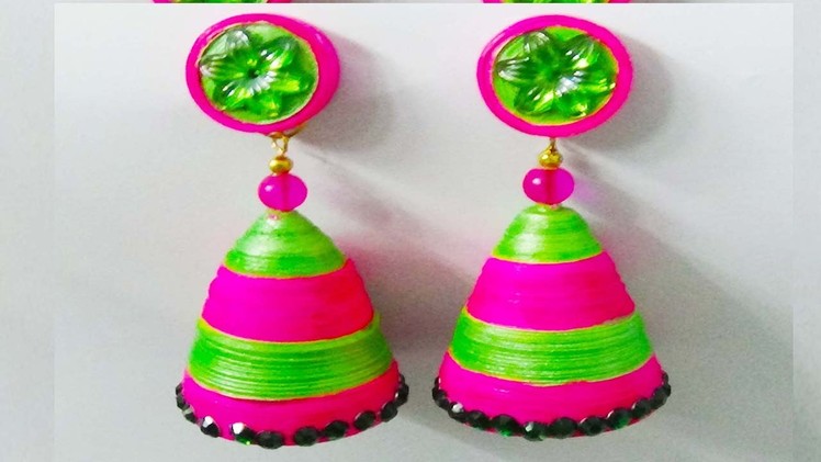 Paper quilling :How to make beautiful Earrings