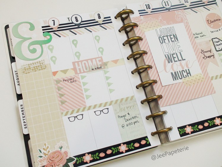 Plan With Me: Ephemera, Scrapbook Page Kit, and Washi (September)
