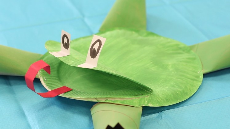 Playtime Crafts - Paper plate frog