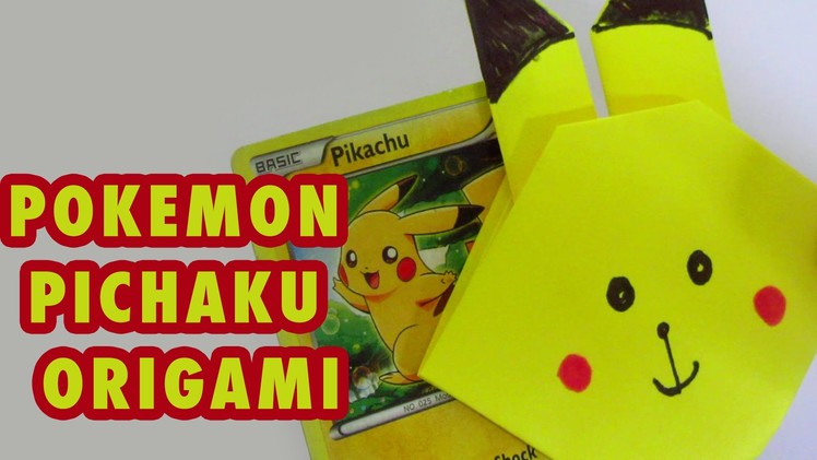 Pokemon Pichaku Origami | Paper Crafts for Kids | Kids Videos | Tiny Pix