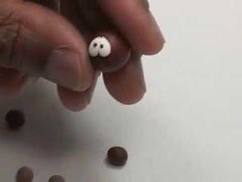 Polymer Clay Doggy Novelty Bead