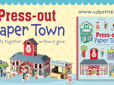 Press-out Paper Town from Usborne Publishing