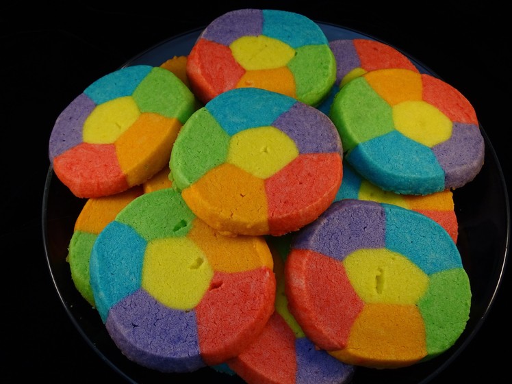 Rainbow Jell-O Sugar Cookies- with yoyomax12