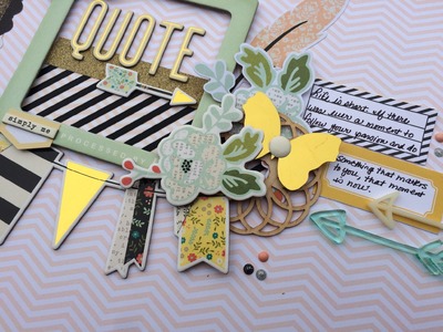 Scrapbook Process Video #34 - Quoted
