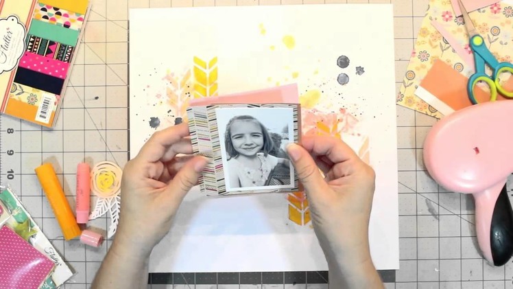 Scrapbook Process Video: Zoned Out Series Video #2 - Mix It Up with Mixed Media