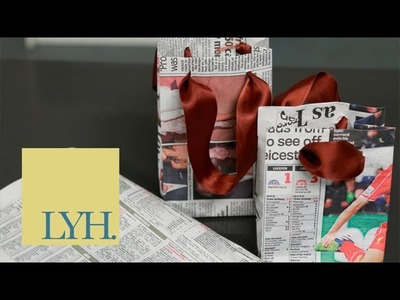 Turn Newspaper Into A Paper Bag | Go Green For 2015
