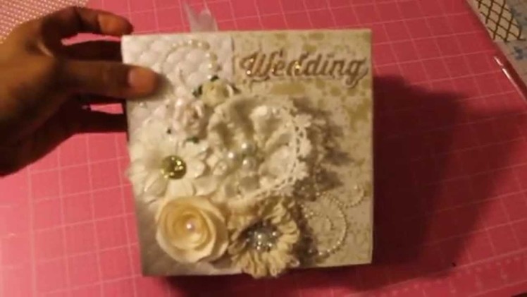 Wedding Scrapbook 6x6 Mini Album chipboard * Gift *