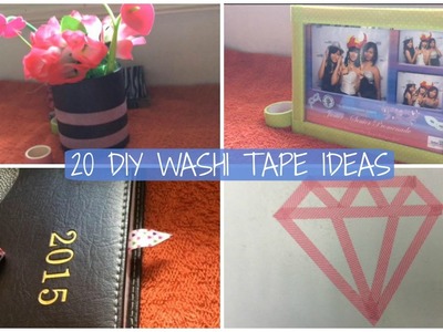 20 DIY Washi Tape Ideas! | Collaboration
