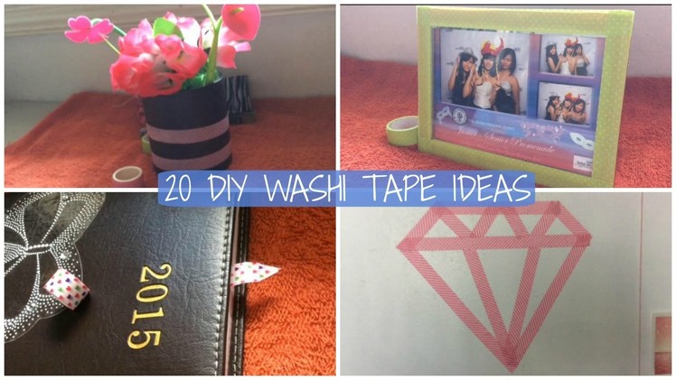 20 DIY Washi Tape Ideas! | Collaboration