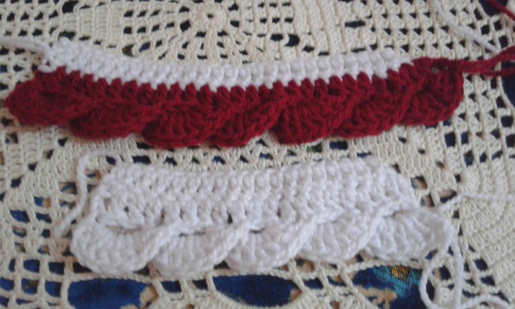 Border crochet Knitting Crochet border fringe