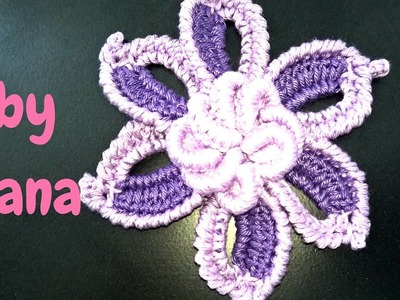 Crochet decorative flower