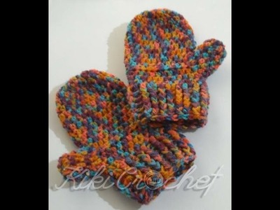 Crochet Mittens (English Tutorial)