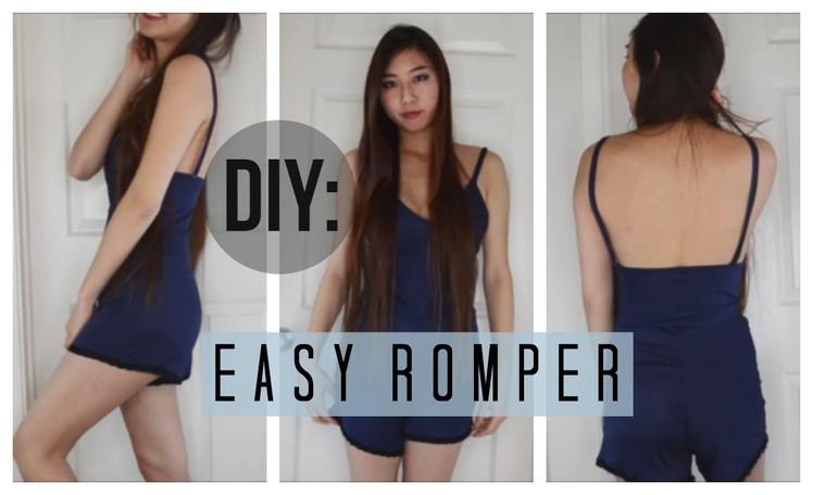 ✂ DIY Easy Peasy Romper