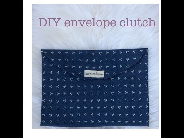 DIY Envelope Clutch No sewing. Flashing Diaries
