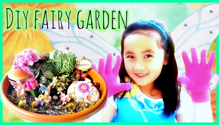 DIY fairy garden feature My Little Pony Hello Kitty LPS