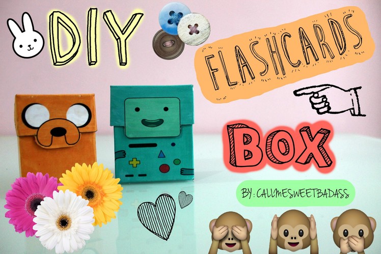 DIY Flashcards Box 