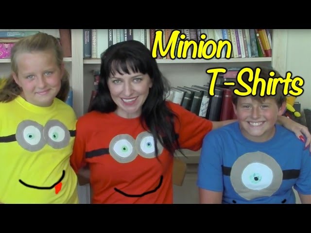 Diy Minion Crafts and Costume - Easy T-Shirts for Kids